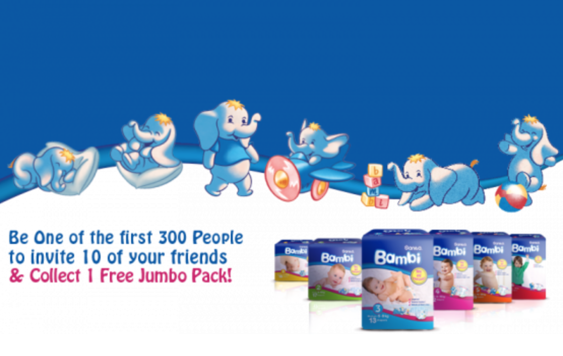 BAMBI* Baby Diaper Brand Launches ‘Try Me’ Facebook Promotion for Parents in Middle East