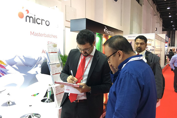 Photoblog: INDEVCO & Napco Revealed Newly Branded MicroMB Plastic Compounds at Arabplast 2017