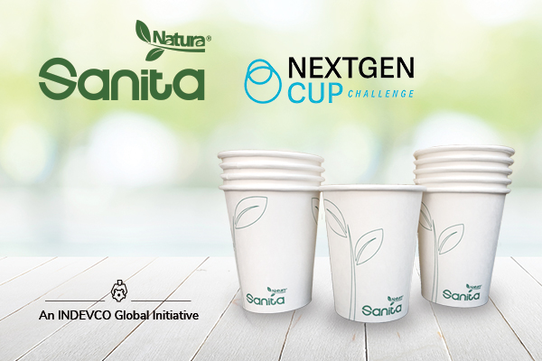 INDEVCO’s ‘Sanita Natura’ Recyclable Cup Shortlisted in NextGen Cup Challenge