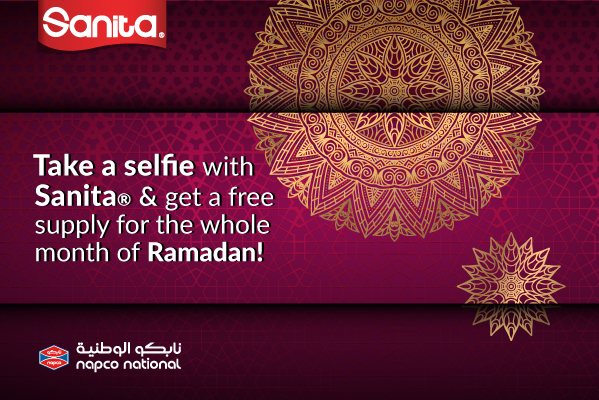 Visit Sanita® Stand at Jeddah Center and Win a One-Month Supply for Ramadan