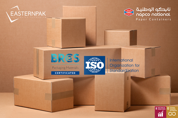 Napco Paper Containers – Easternpak, Welcomes 2022 While Reiterating Its Commitment to the Standards of ISO 9001:2015 for Quality Management System and the BRCG Global Standard for Packaging & Packaging Materials