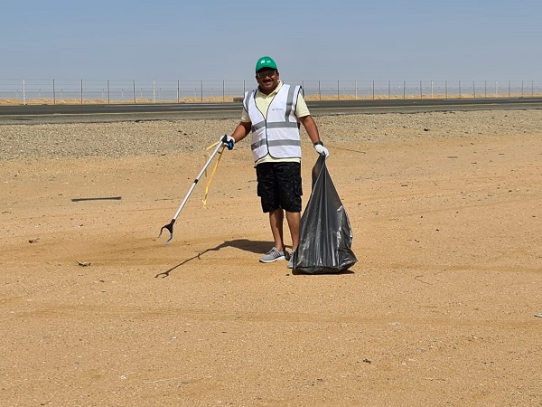 Napco National Employees Participate in the “Green Roads” Event sponsored by King Abdullah University of Science and Technology (KAUST) and in collaboration with its partners RECOM, Dow Chemical Company, and Averda