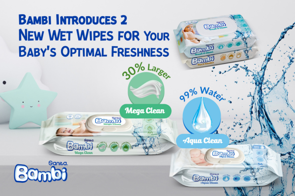Bambi Introduces 2 New Wet Wipes for Your Baby’s Optimal Freshness